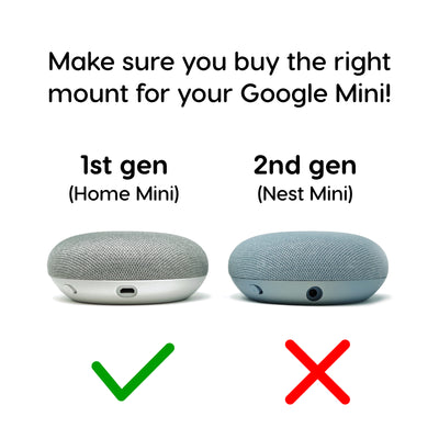 doqxD Wall Outlet Mount for Google Home Mini 1st Generation